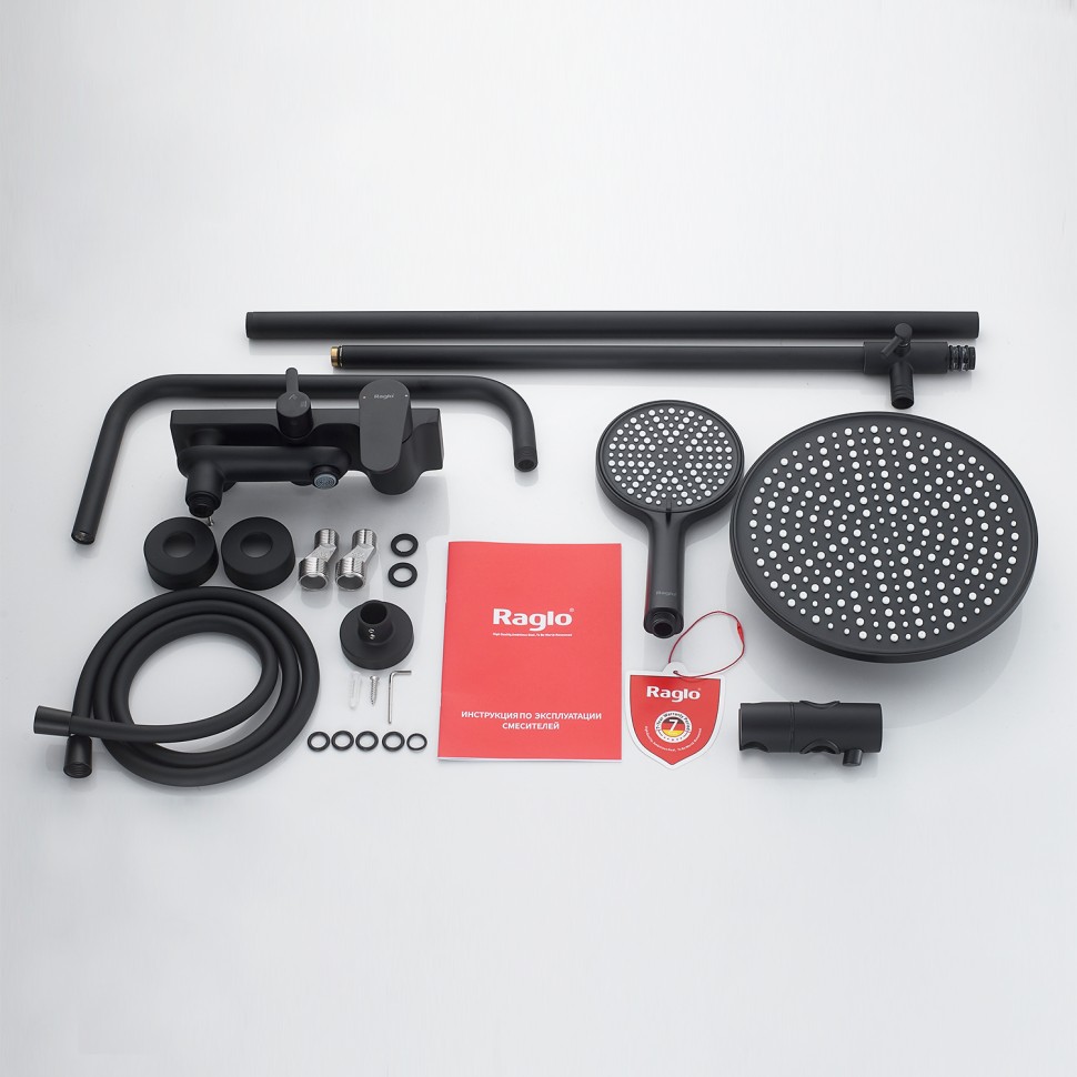 Душевая система Raglo для ванны и душа R31.24.06 Черный