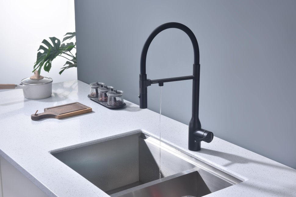 Смеситель для кухни Magneto One, антрацит, Ma213188-AN, Paulmark