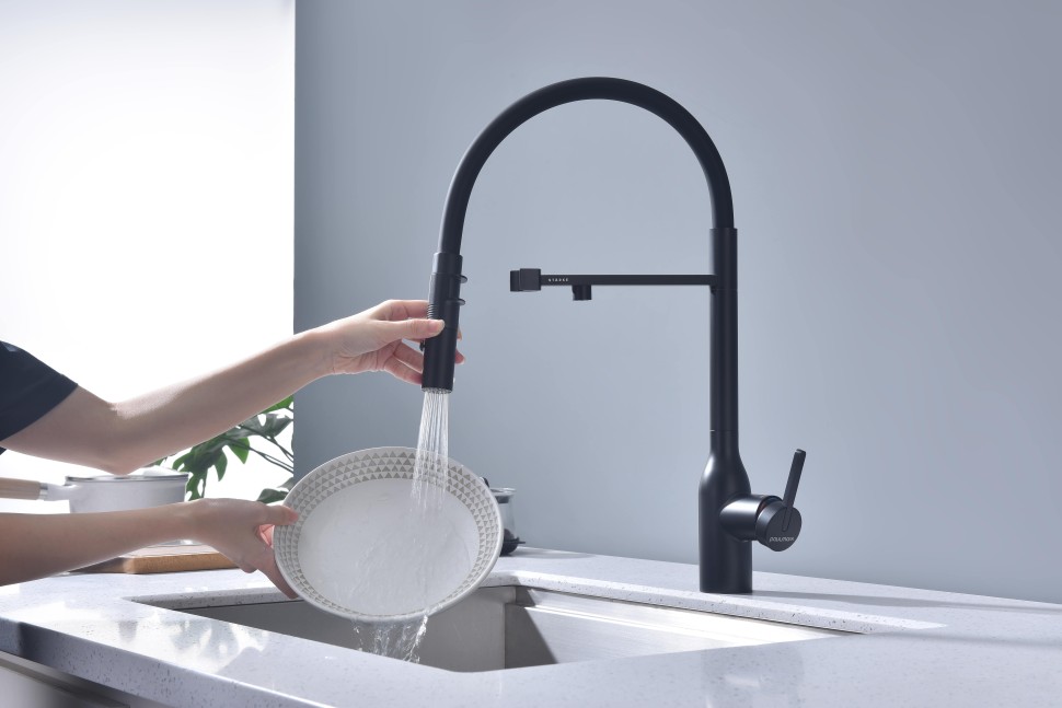 Смеситель для кухни Magneto One, антрацит, Ma213188-AN, Paulmark