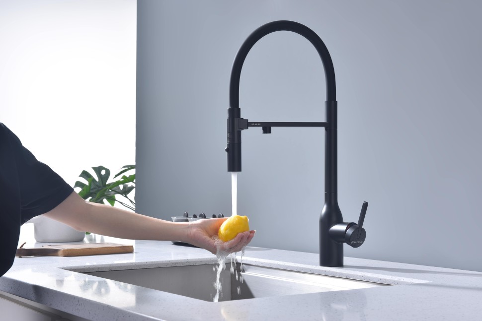 Смеситель для кухни Magneto One, антрацит, Ma213188-AN, Paulmark