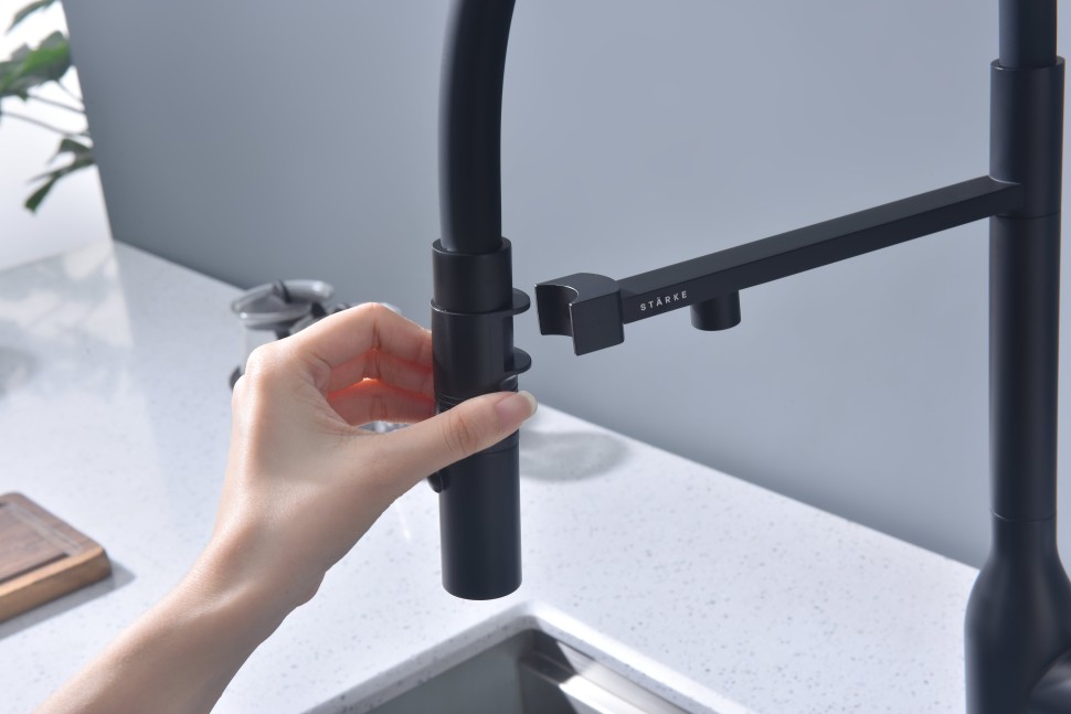 Смеситель для кухни Magneto One, антрацит, Ma213188-AN, Paulmark