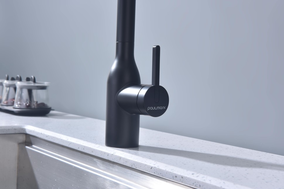 Смеситель для кухни Magneto One, антрацит, Ma213188-AN, Paulmark