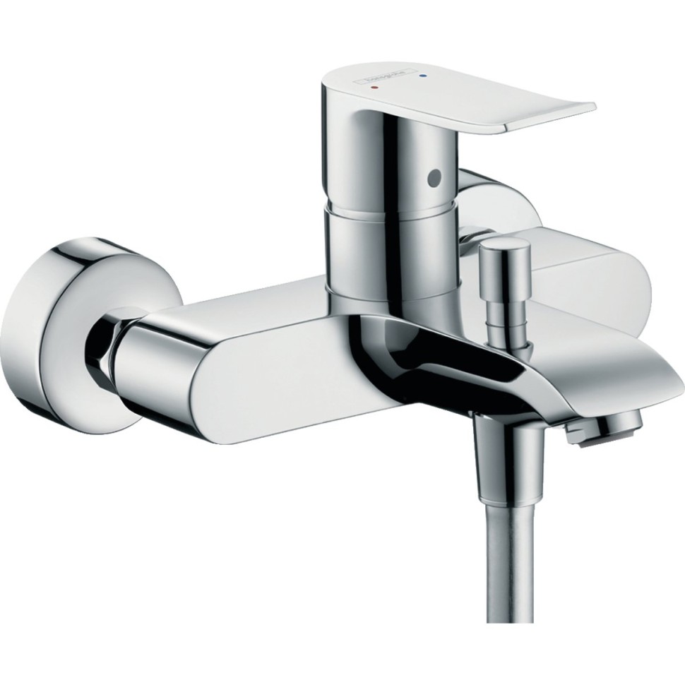 Смеситель для ванн, для душа Hansgrohe Metris хром (31480000)