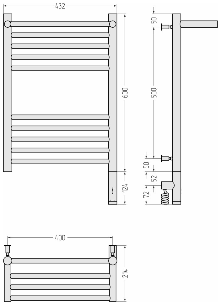 Богема с полкой 3.0 600х400 / МЭМ правый
