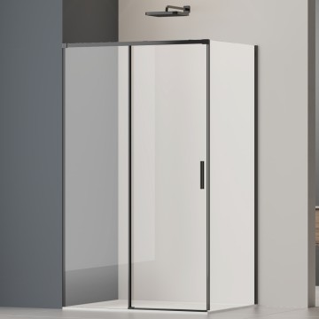 Душевой уголок Софт 2 (Soft 2) VSR-3SO29012CLB, 1200*900, черный, стекло прозрачное