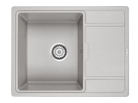 Мойка FLUGEN 50-650, IT-GRANIT, PM216550-GR, серый, 650х500 мм, Paulmark