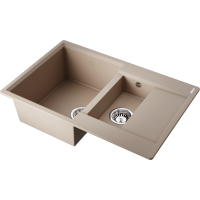 Кухонная мойка Omoikiri Daisen 78-2T-SA Tetogranit/бежевый