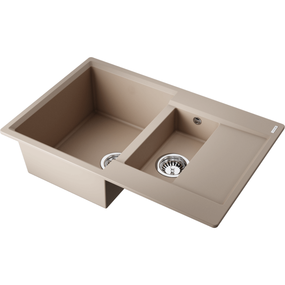 Кухонная мойка Omoikiri Daisen 78-2T-SA Tetogranit/бежевый