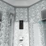 Душевая кабина Niagara Luxe NG-7710W (100x100х215) высокий поддон(45см),дверь раздвижная,стенки серебро,4 места