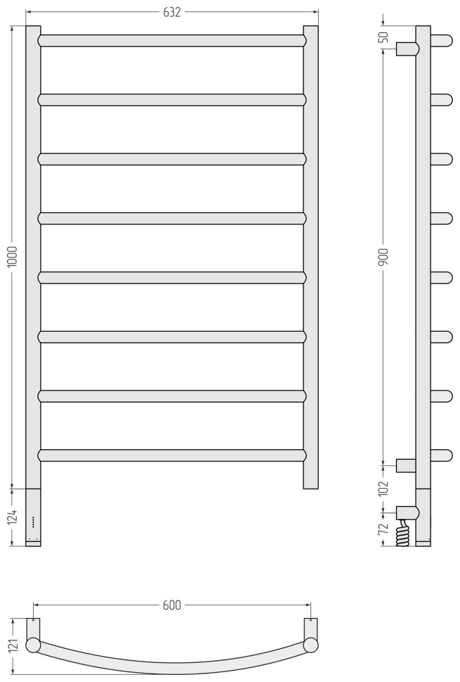 Галант 3.1 1000х600 МЭМ левый