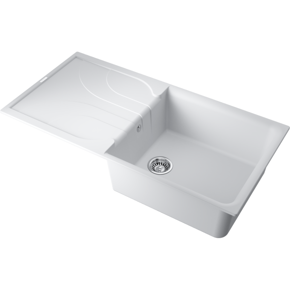 Кухонная мойка Omoikiri Yasugata 100-WH Tetogranit/белый