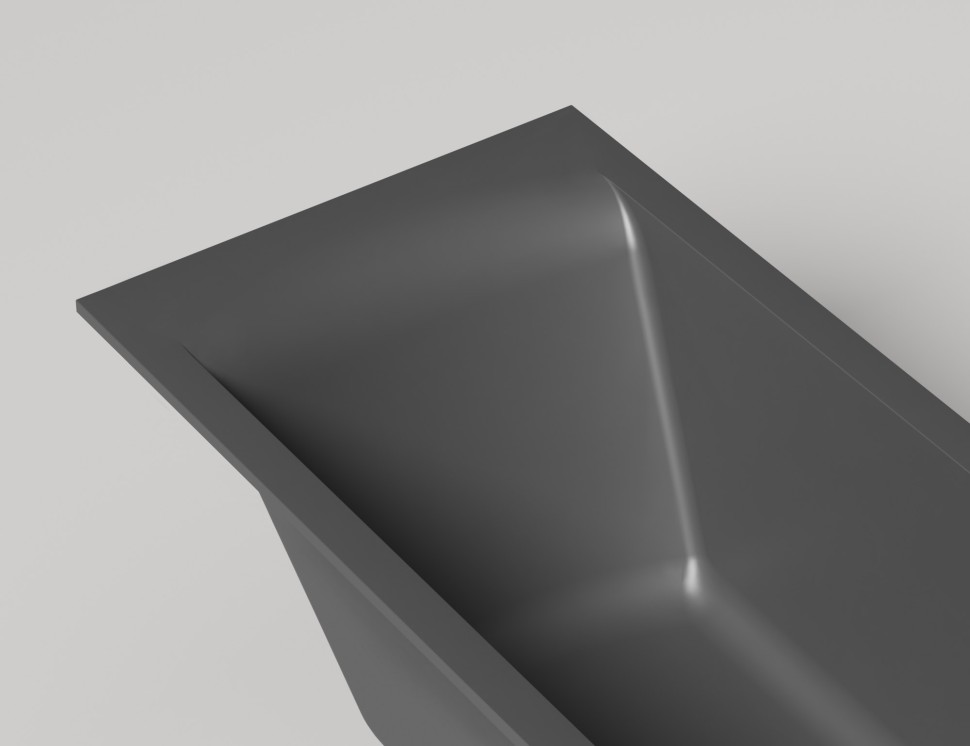 Ванна встраиваемая CASCATA 170x75 S-Sense Матовое