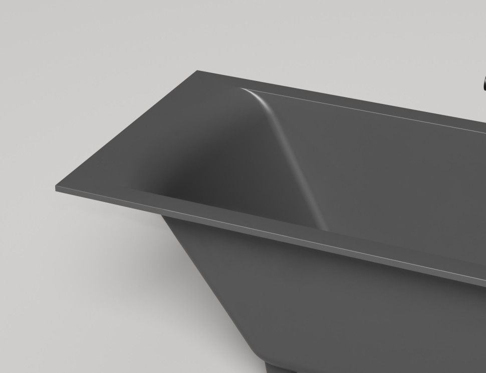 Ванна встраиваемая CASCATA 170x75 S-Sense Матовое