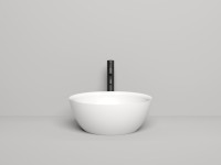 Раковина накладная ALDA 02 425х425х155 S-Sense Глянцевое