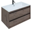 Тумба с раковиной Lino 90 Дуб Веллингтон