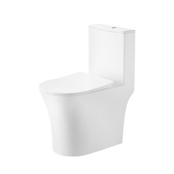 Унитаз напольный Grossman Thin Rim GR-5607SQ (656х370х796) тонкий ободок,белый с тонкой крышкой,микролифт,смыв торнадо,1 место
