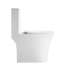 Унитаз напольный Grossman Thin Rim GR-5607SQ (656х370х796) тонкий ободок,белый с тонкой крышкой,микролифт,смыв торнадо,1 место