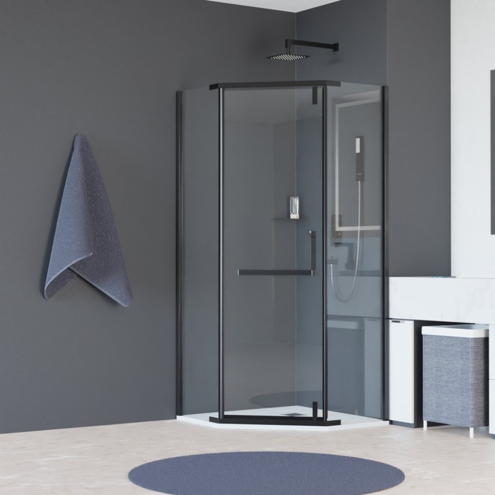 Душевой уголок RGW HO-081B (Прозрачное, 1000x1000)