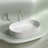 Умывальник чаша накладная овальная (цвет Белый Матовый) Element 608x385x122мм