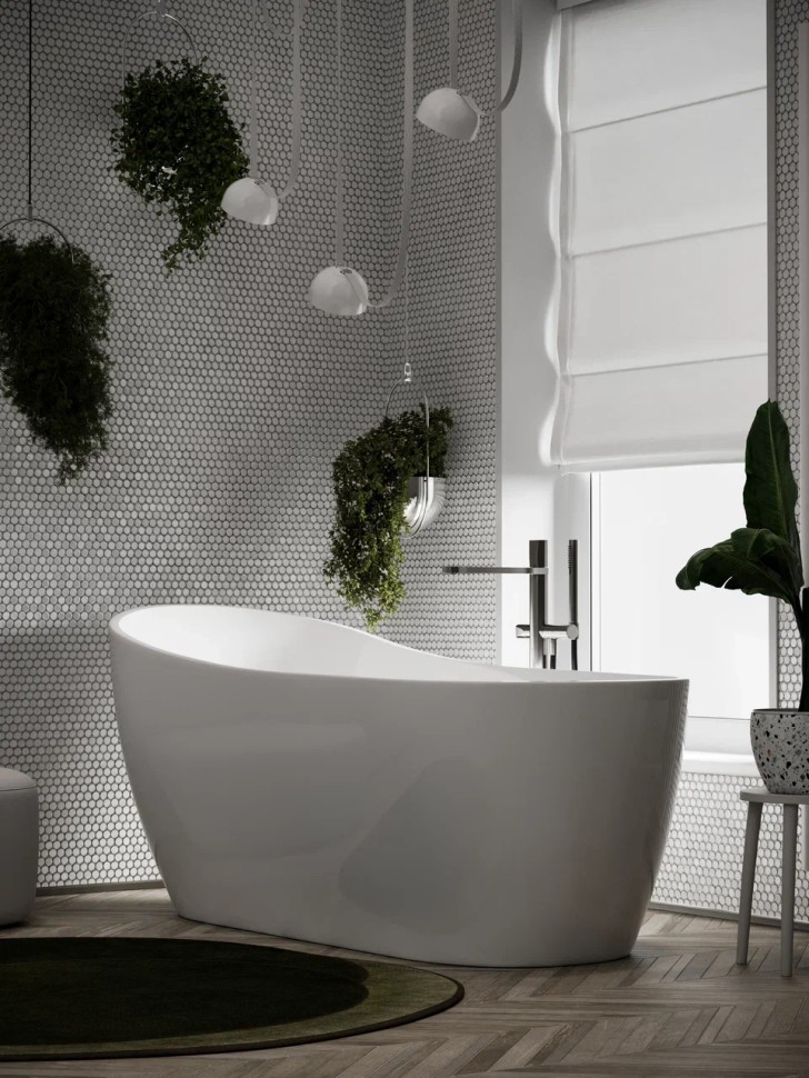 Ванна SANCOS Perla акриловая отдельностоящая