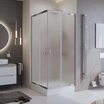 Душевой уголок BelBagno UNO-195-A-2-80-P-Cr