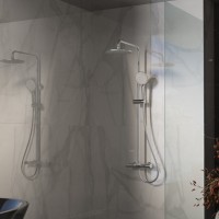 Душевая стойка Rondo VSFS-1R1CH с изливом, хром