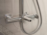 Душевая стойка Rondo VSFS-1R1CH с изливом, хром