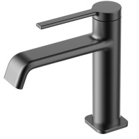 AQM6410GM Asti Смеситель для раковины однорычажный, серый матовый