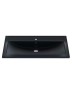 Раковина для ванной кварцевая Uperwood Foster Quartz 90х45,5х17,5 см, черная матовая, космос