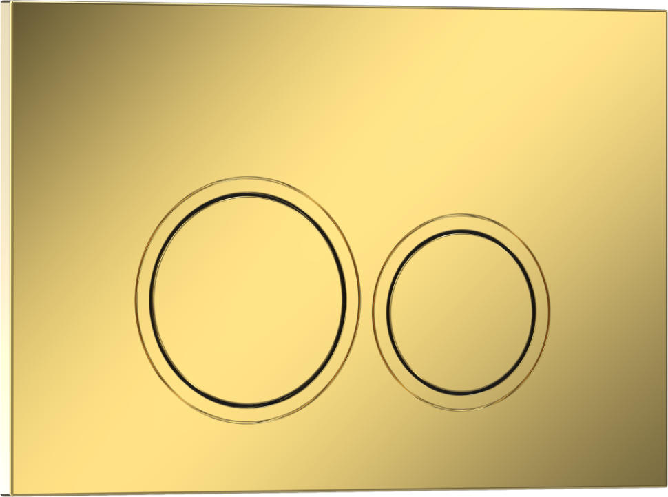 Комплект 2в1 IBERICA BLANCA инсталляция SILENCIO, кнопка смыва ESTI-O золото глянцевое (IB001.826)