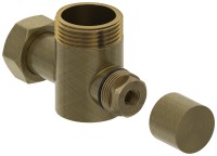 Вентиль угловой под шестигранник (G 1" НР х G 3/4" НГ)