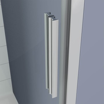 Душевой угол Veconi Ottimo P20SP CH, 1100х800х1900 хром, стекло матовое