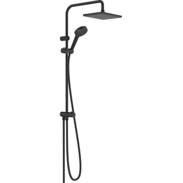 Душевая система Hansgrohe Vernis Shape Showerpipe 230 1jet Reno EcoSmart (26289670) Черный хром матовый