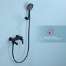 Смеситель Raglo для ванны и душа R31.30.06 Черный
