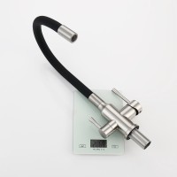 Смеситель Raglo для кухни с гибким изливом с подключением к фильтру питьевой воды R81.64.05 Сатин