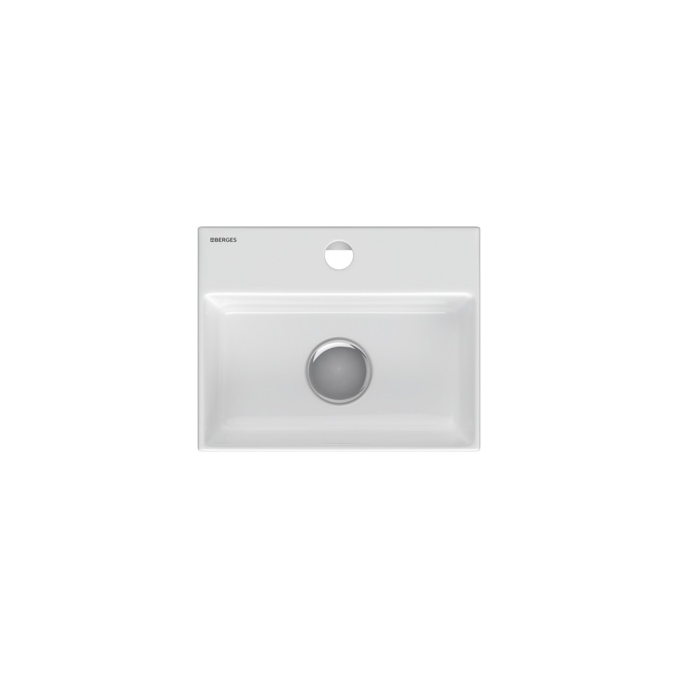 Раковина BERGES Small накладная, 29х24 см, с отверстием под смеситель