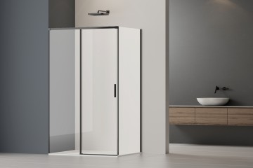 Душевой уголок Софт 2 (Soft 2) VSR-3SO29013CLB, 1300*900, черный, стекло прозрачное