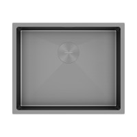 Мойка нерж. сталь NEXT 54 UNI, PM215444-MG, матовый серый, 540х440мм, Paulmark 1,2мм