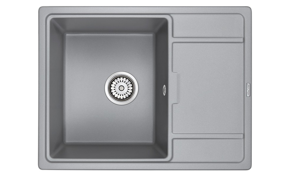 Мойка FLUGEN 50-650, IT-GRANIT, PM216550-GRM, серый металлик, 650х500 мм, Paulmark
