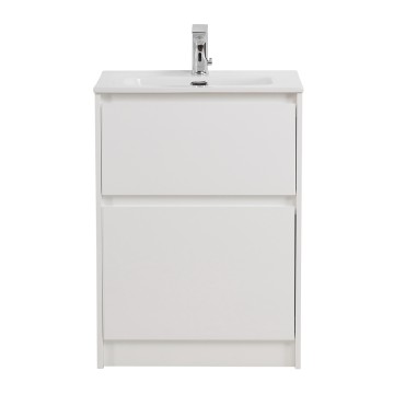 База под раковину напольная BelBagno KRAFT39-500/390-2C-PIA-BO Bianco Opaco