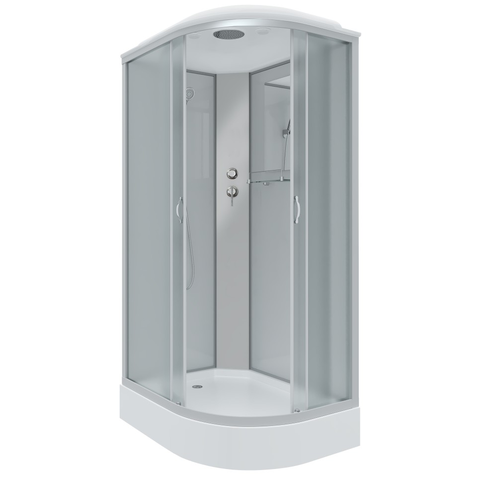 Душевая кабина Niagara Classic NG-3312-14L (120х80х215) низкий поддон(13см),стекло матовое,3 места