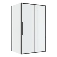 Душевое ограждение Niagara Nova NG-34-13AGR-A80GR-34 (130х80х195) прямоугольник,раздвижная,графит,стекло прозрачное,2 места