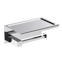 Бумагодержатель с полкой для телефона Timo Selene 10044/00 хром