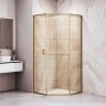 Душевой уголок RGW SV-82Gb "L" (Золотая вуаль, 800x800)