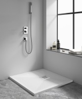Душевой поддон квадрат STONE TRAY-W (900x900)