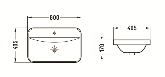 Раковина Ceramalux 78699