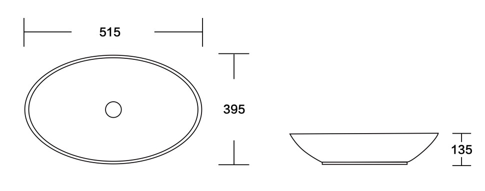 Раковина накладная MILLEAU Nuage MU0019-GW (белый глянец)