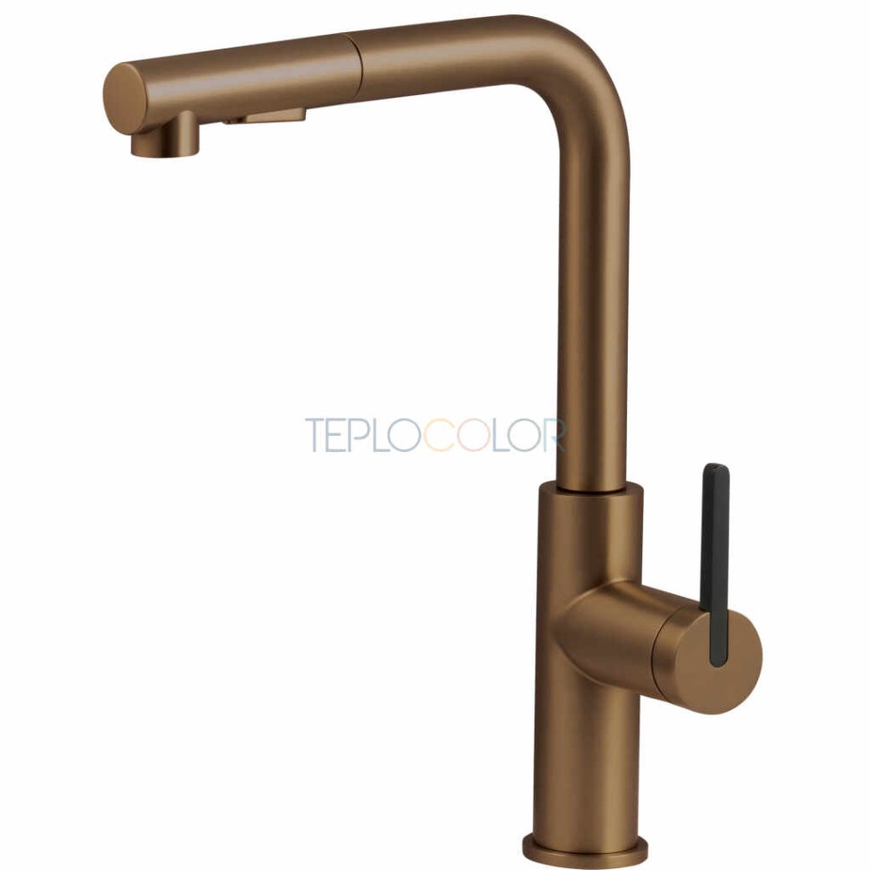 Смеситель для кухни, с выдвижным изливом