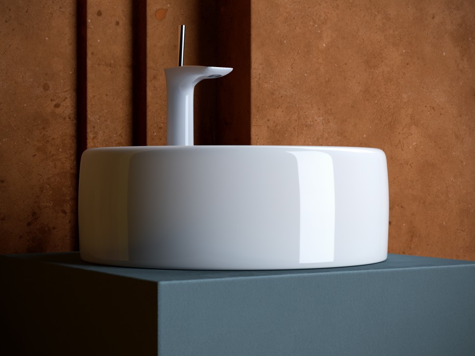 Умывальник чаша накладная круглая Element 400x400x150мм