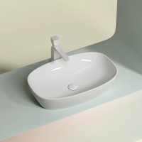 Умывальник чаша накладная овальная Element 600x380x138мм